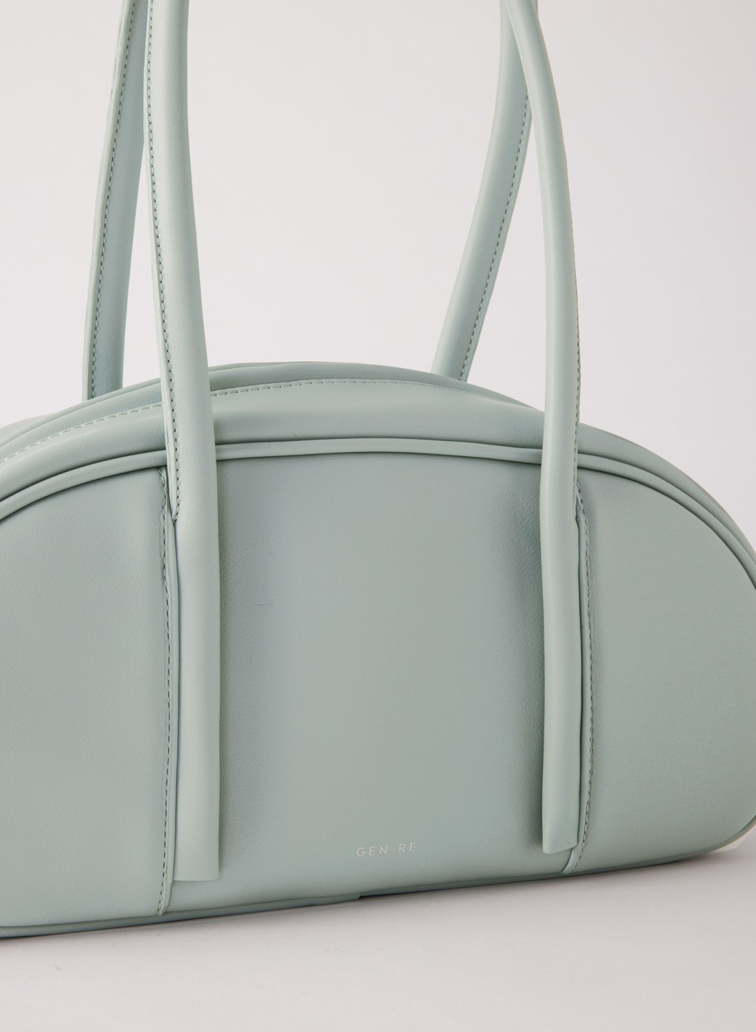 PixyAccs 【Oval Ziruo oval bag】 Picco XL Bag - Italian Genuine Leather - Handbag / Shoulder